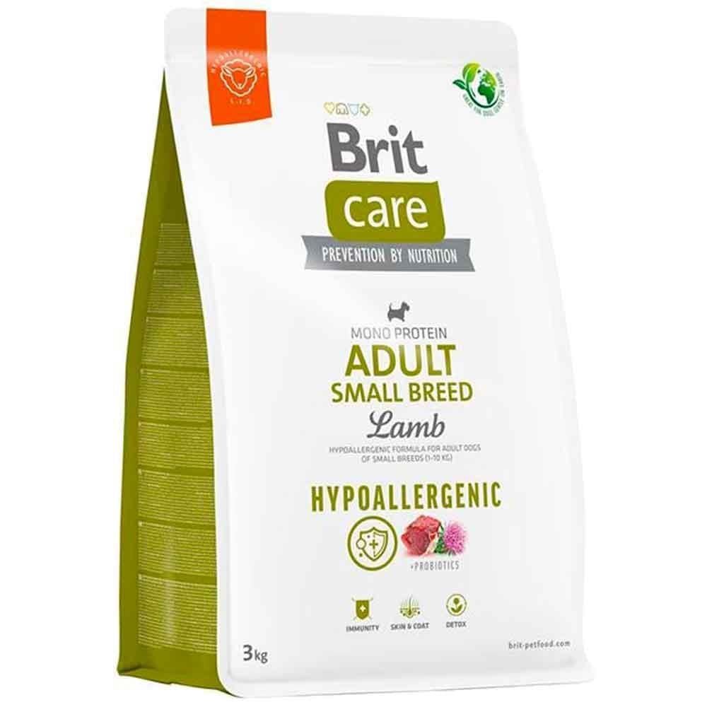 Brit Hypo-Allergenic Küçük Irk Kuzulu ve Pirinçli Yetişkin Köpek Maması 3 Kg