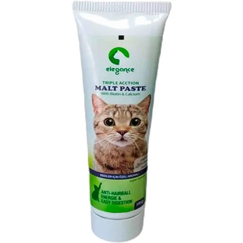 Elegance Tüy Yumağı Önleyici Kedi Malt Macun 100gr