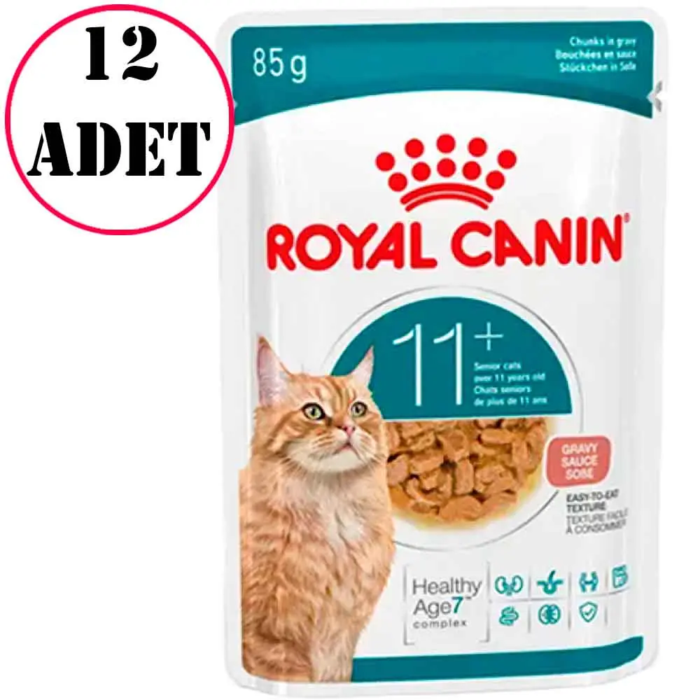 Royal Canin Ageing +12 Gravy Yaşlı Kedi Konservesi 85 Gr 12 Adet