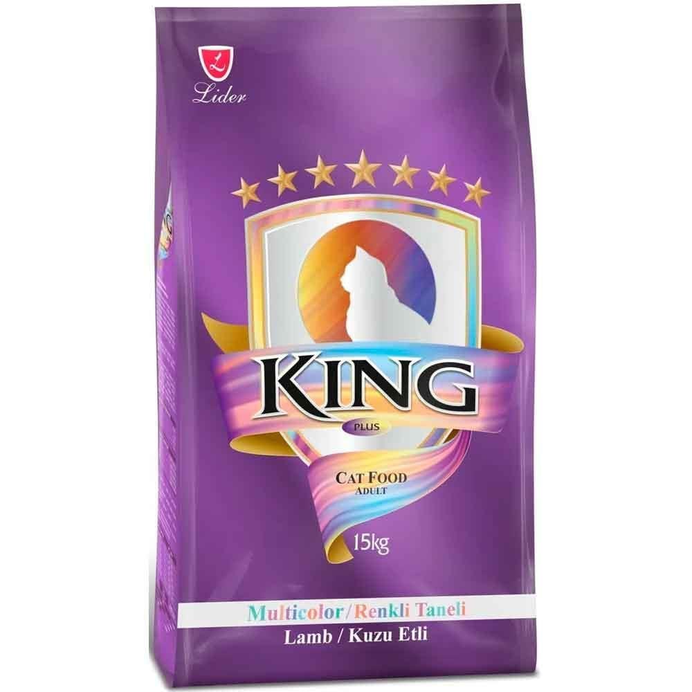 King Kuzu Etli Kedi Maması Multicolor 15 Kg