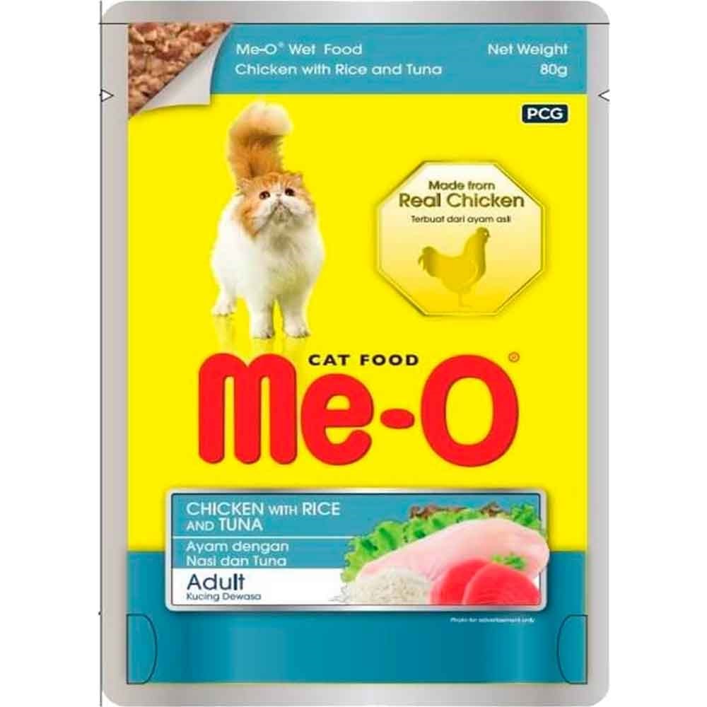 Meo Kedi Konservesi Ton Balıklı 80gr Pounc