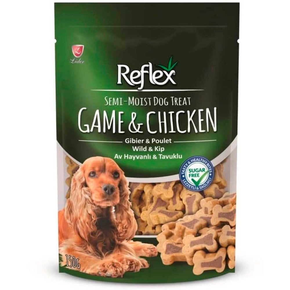 Reflex Av Hayvanlı ve Tavuklu Yumuşak Köpek Ödülü 150gr