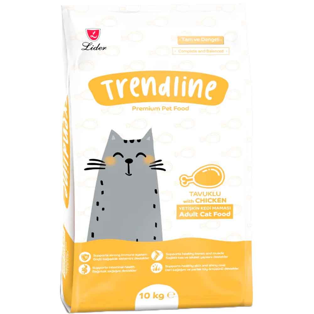 Trendline Tavuklu Kedi Maması 10 Kg