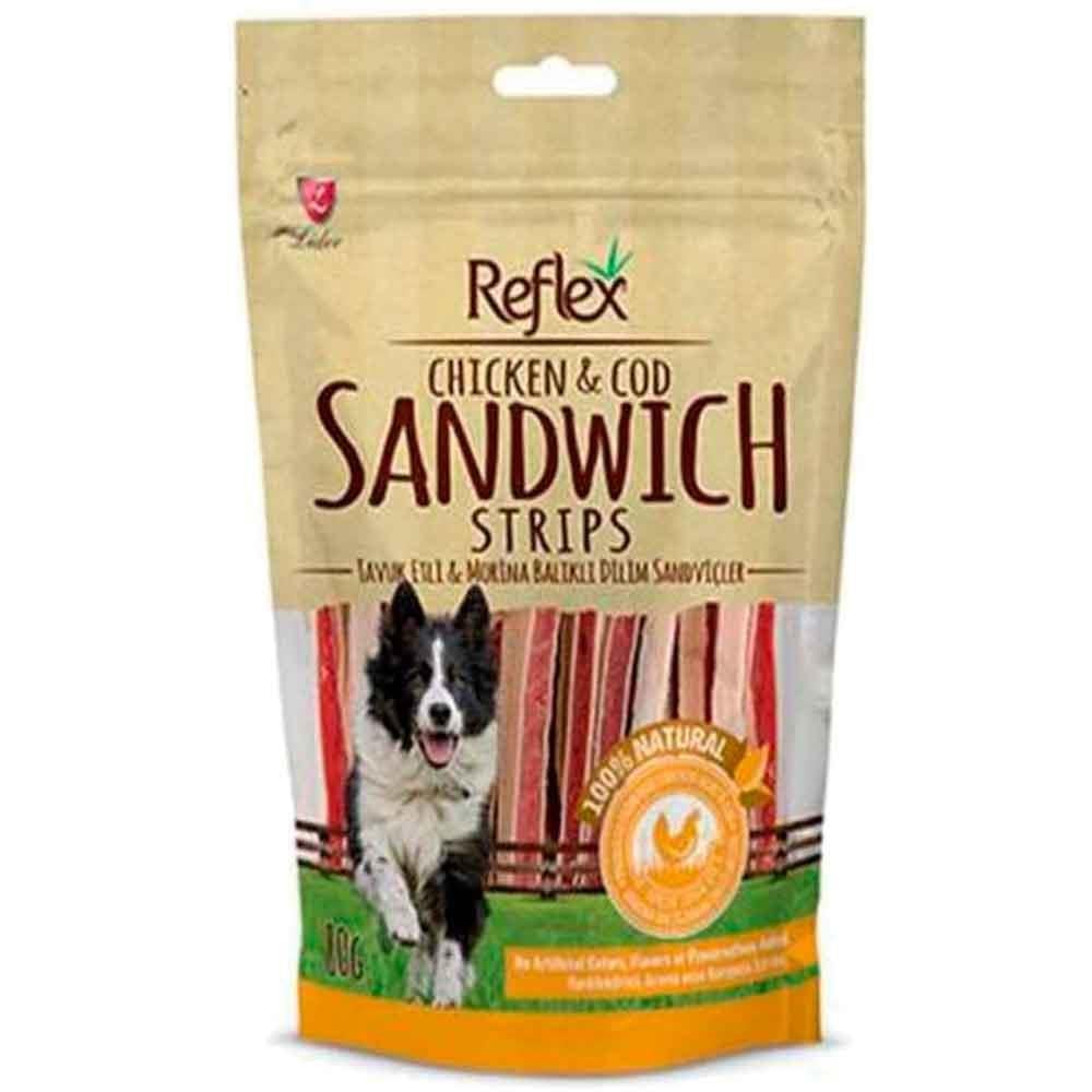 Reflex Tavuk Ve Morina Balığı Sandviç Köpek Ödülü 80 Gr