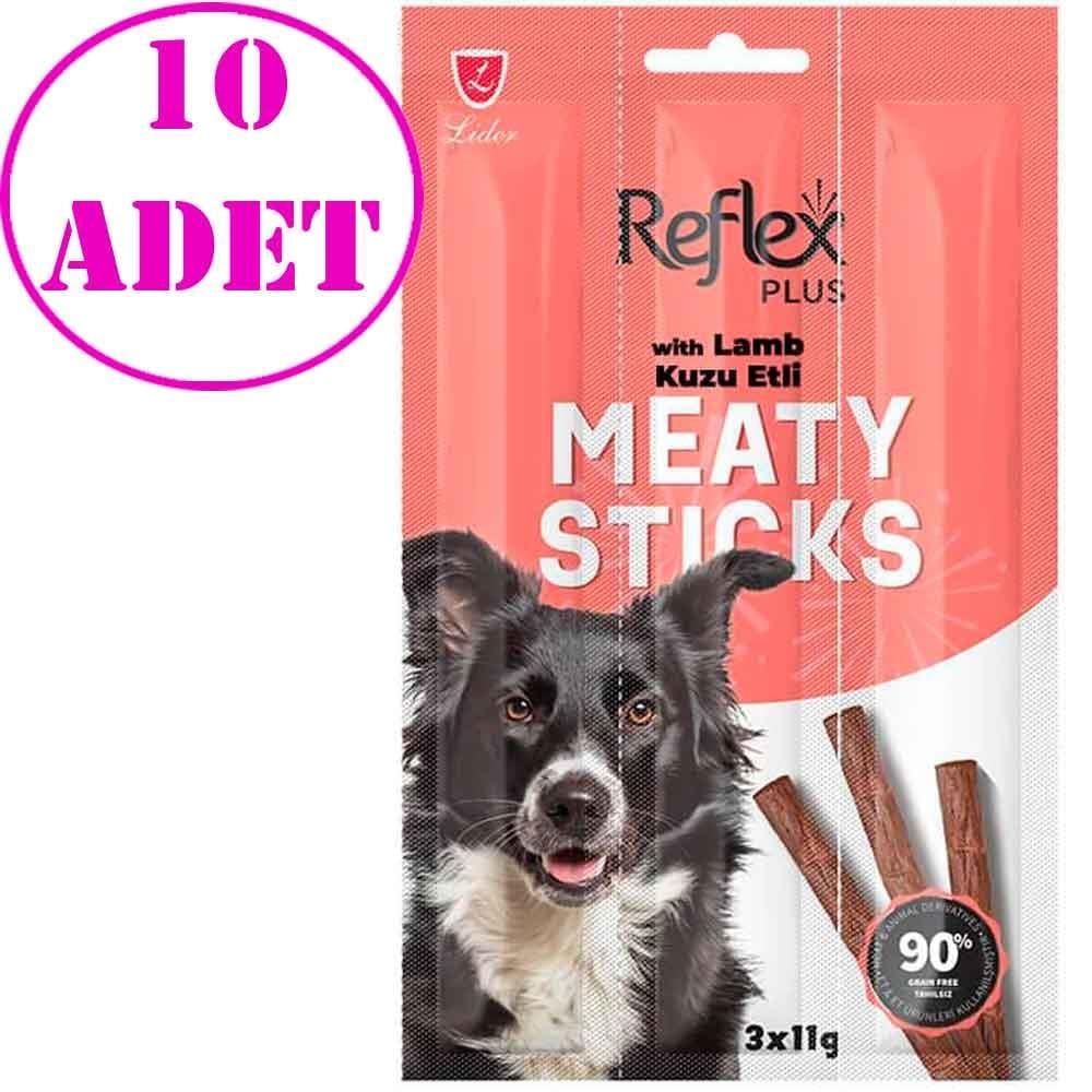 Reflex Kuzu Etli Köpek Ödül Çubuğu 3x11 Gr 10 AD