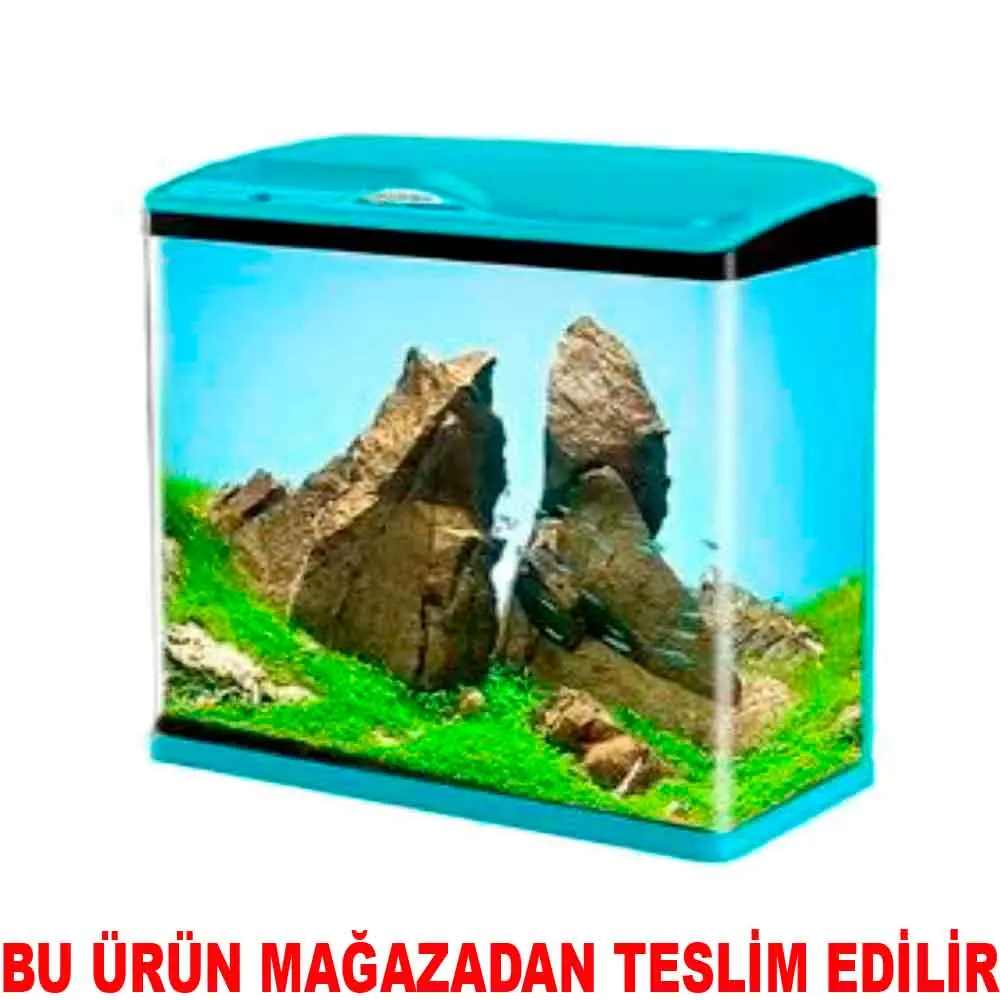 Sobo Sistemli Akvaryum 30 Cm Mavi