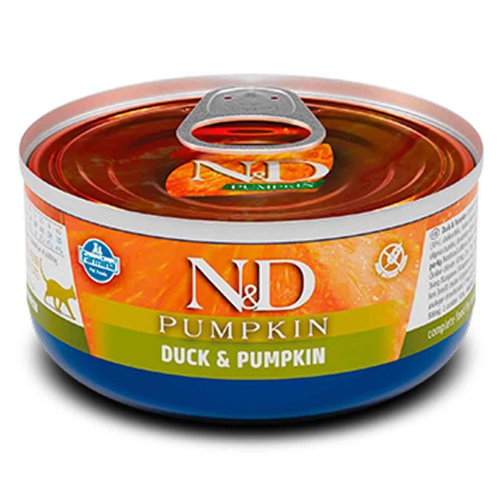 ND Balkabaklı Tahılsız Ördekli Kedi Konservesi 70 Gr