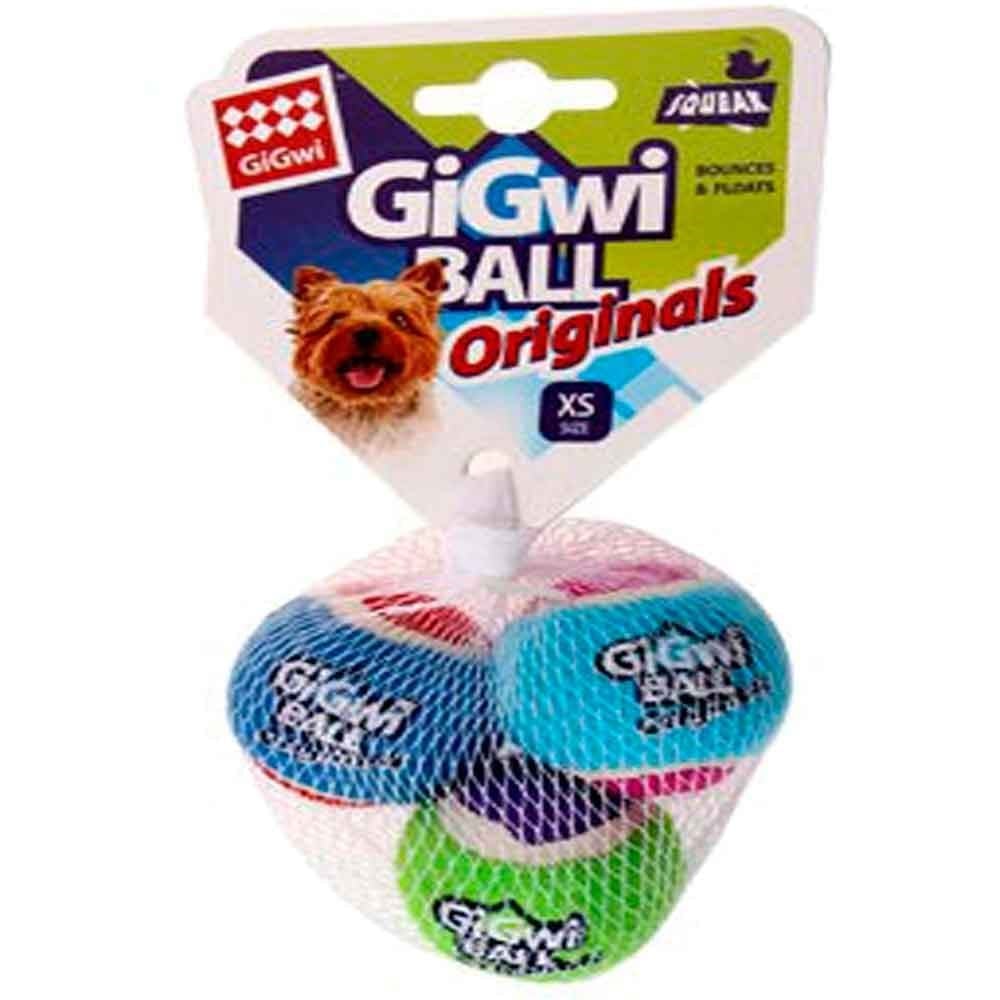 Gigwi Köpek Oyuncağı Tenis Topu 3'lü 4 cm