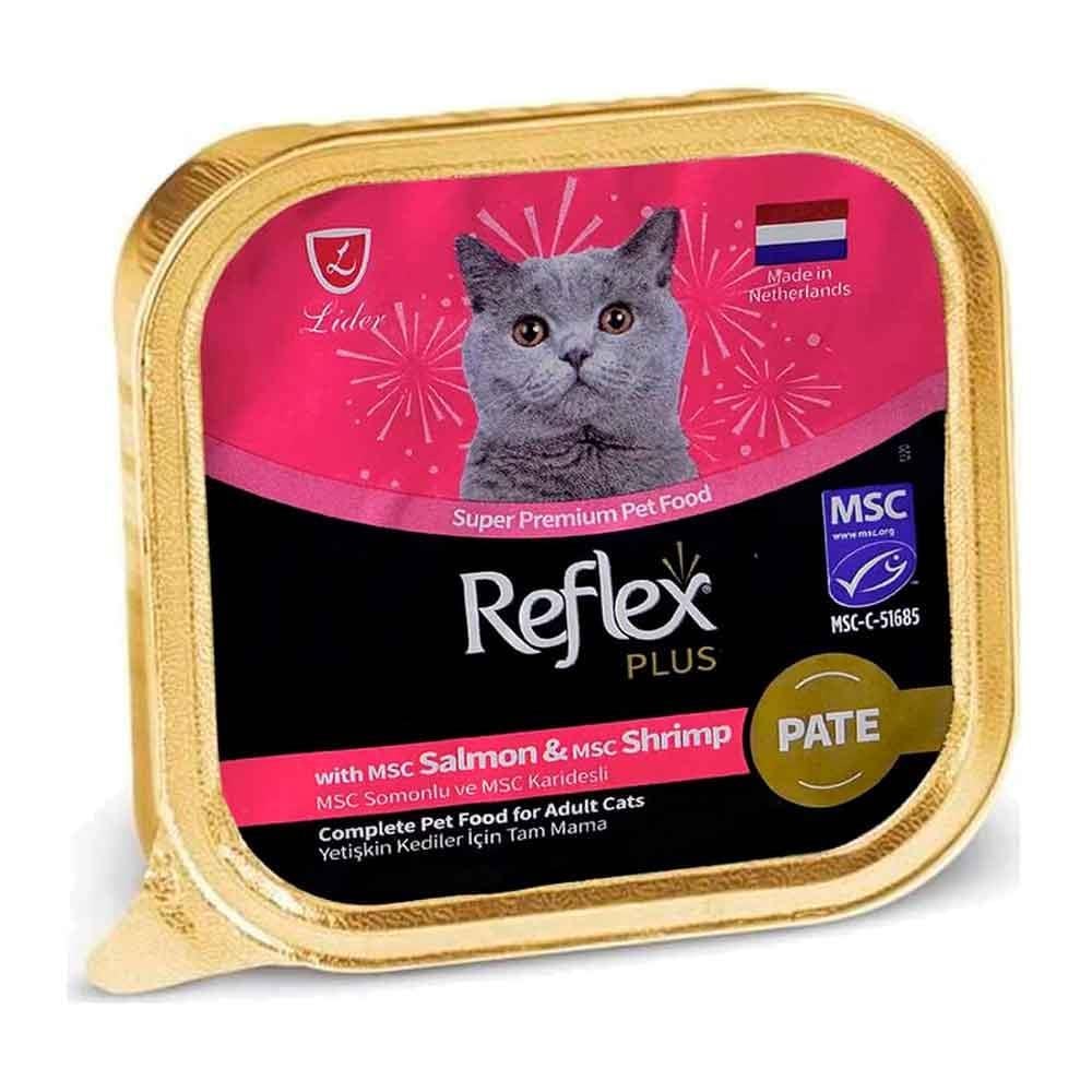 Reflex Plus Pate Somonlu Karidesli Kedi Konservesi 85 Gr
