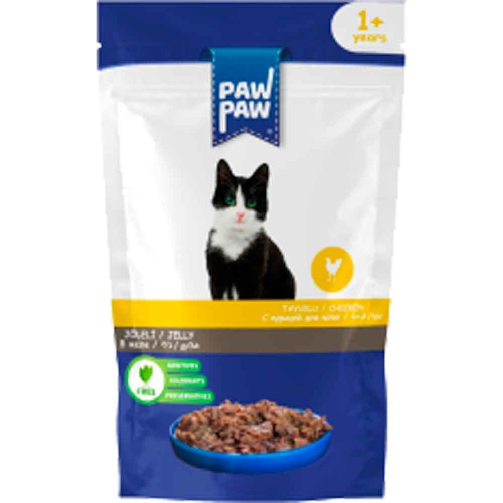 Paw Paw Kedi Yaş Maması Tavuklu 85 Gr