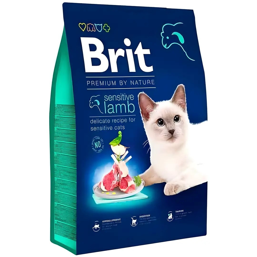 Brit Premium Sensitive Kuzu Etli Kedi Maması 8 Kg