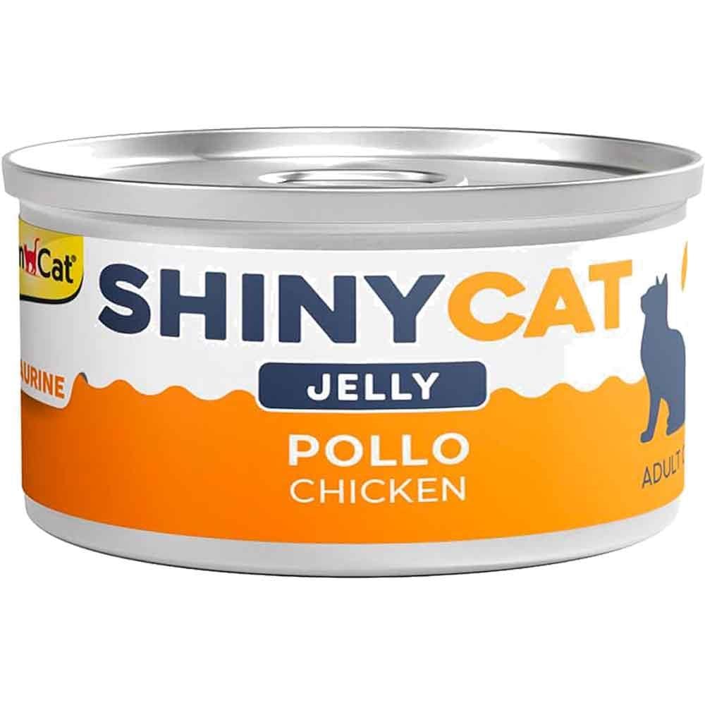 Gimcat Shiny Cat Jel İçinde Tavuklu Kedi Konservesi 70 gr