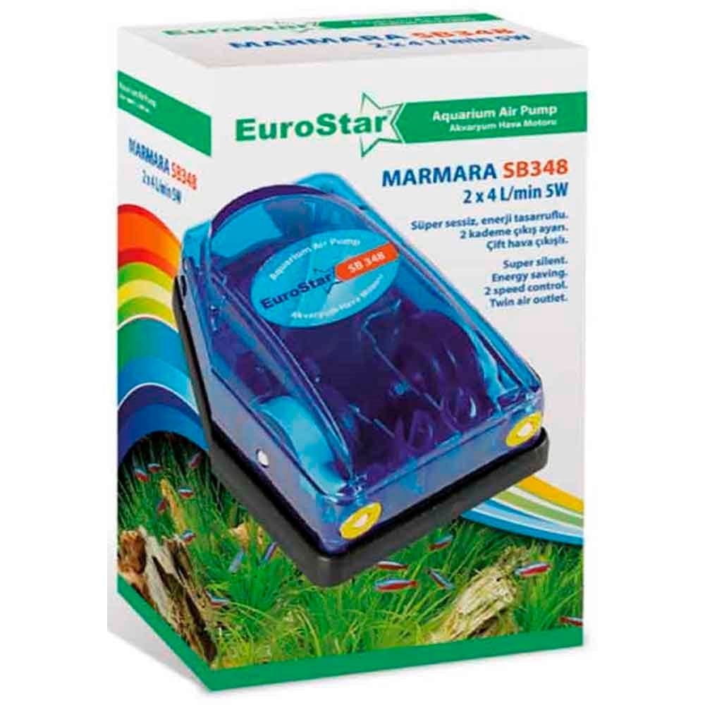 Eurostar Akvaryum Hava Motoru Çift Çıkışlı 5W