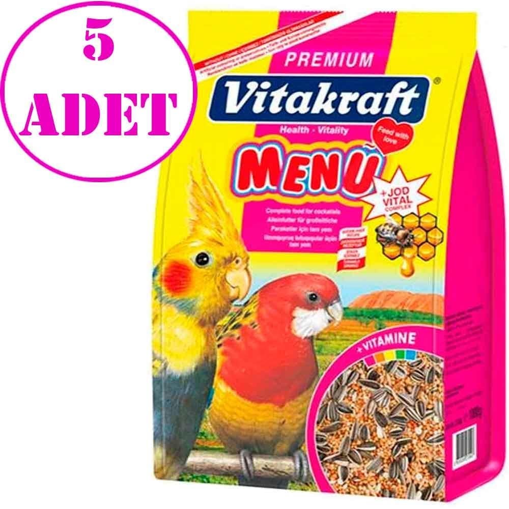 Vitakraft Premium Menü Jod Vital Paraket Yemi 1 Kg 5 AD