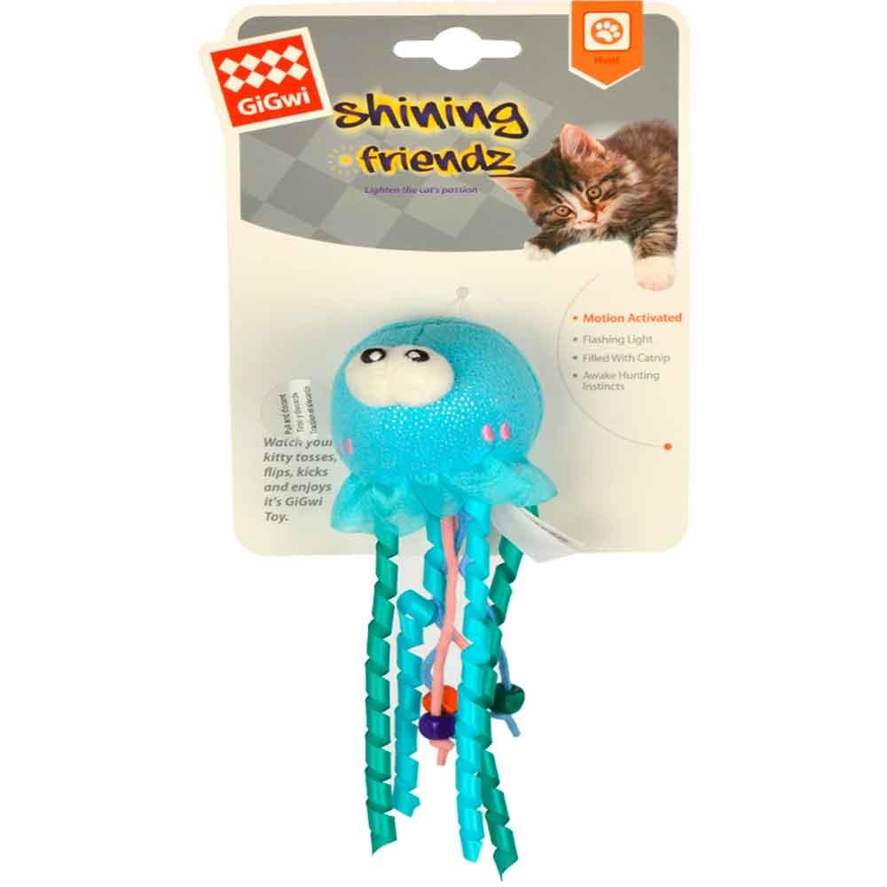 Gigwi Kedi Oyuncağı Catnipli Işıklı Ahtapot 7458
