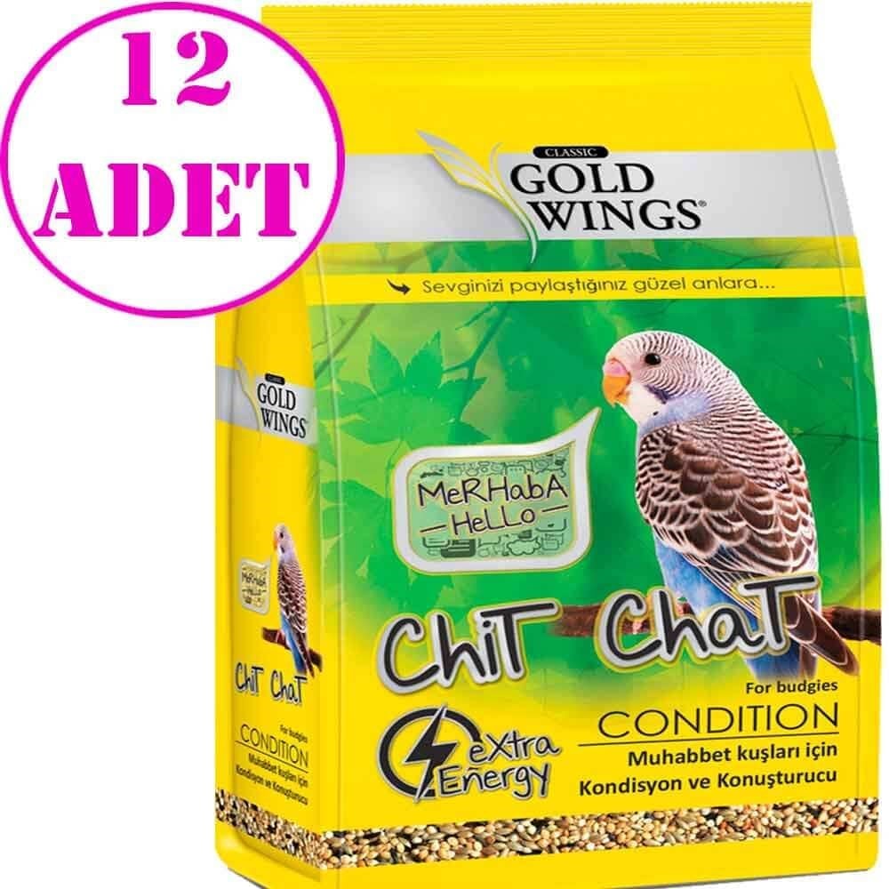 Gold Wings Classic Muhabbet Kondisyon ve Konuşturucu Yem 150 Gr 12 AD