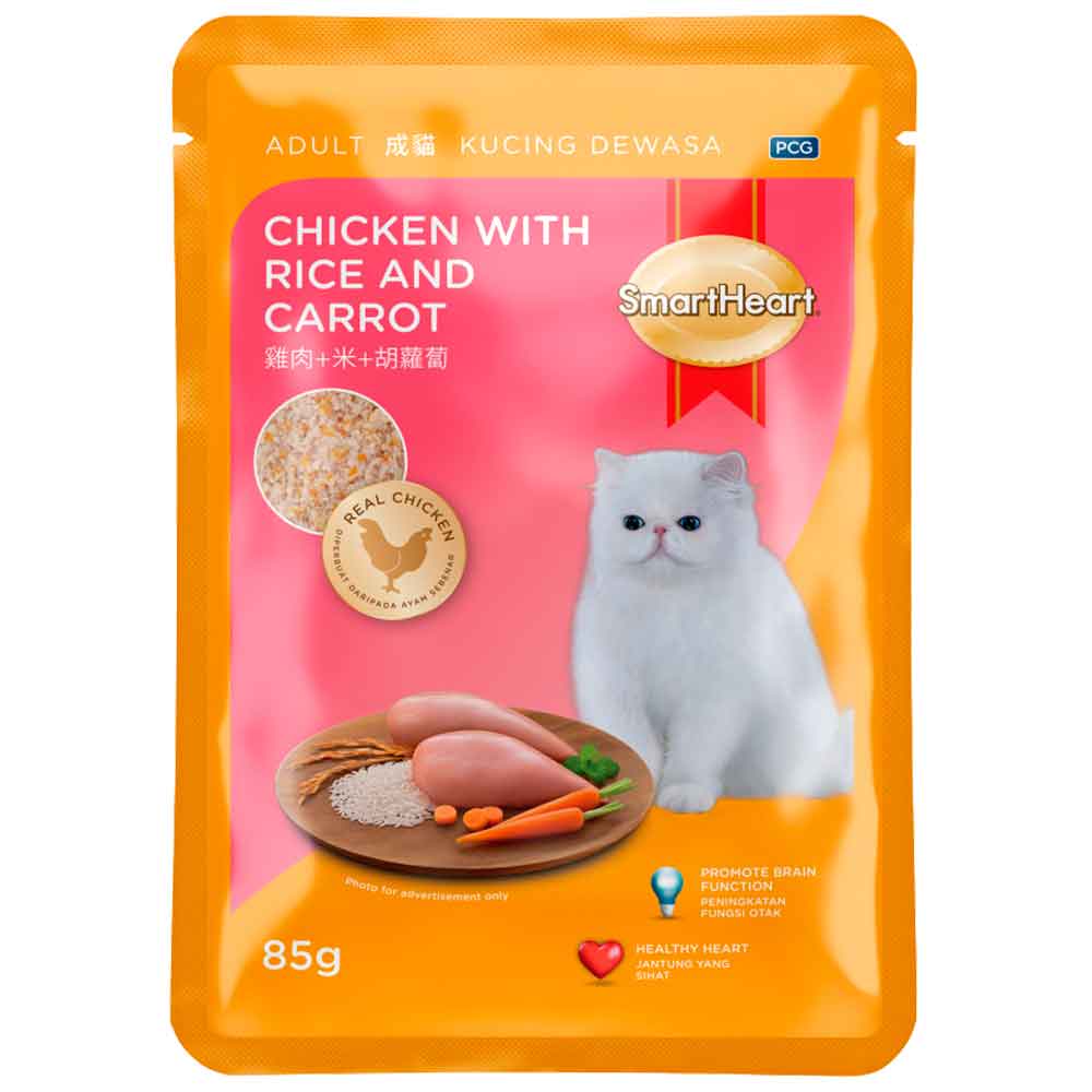 Smart Heart Kedi Konservesi Tavuk Pirinç ve Havuçlu 85 Gr