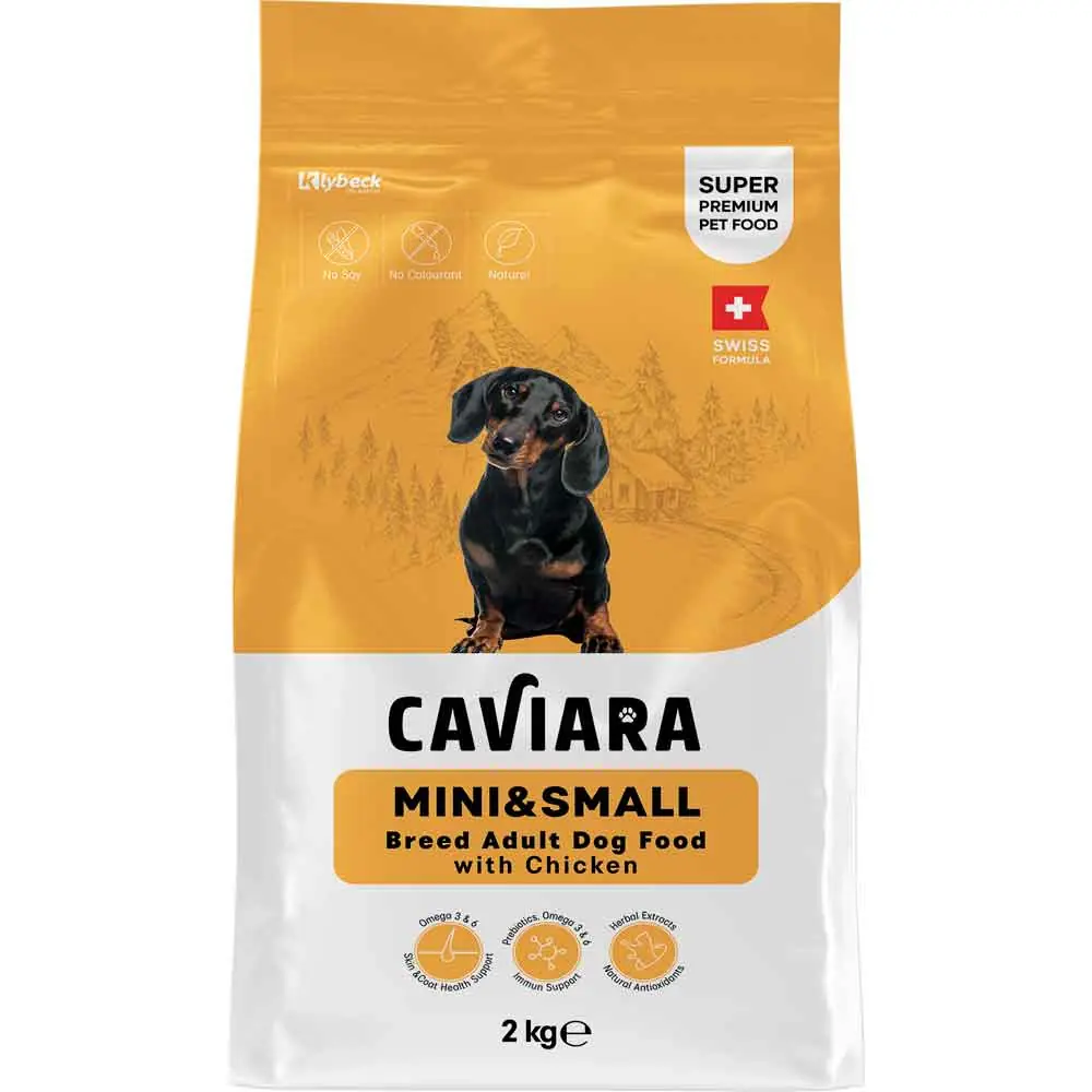 Caviara Tavuklu Mini & Küçük Irk Yetişkin Köpek Maması 2 Kg