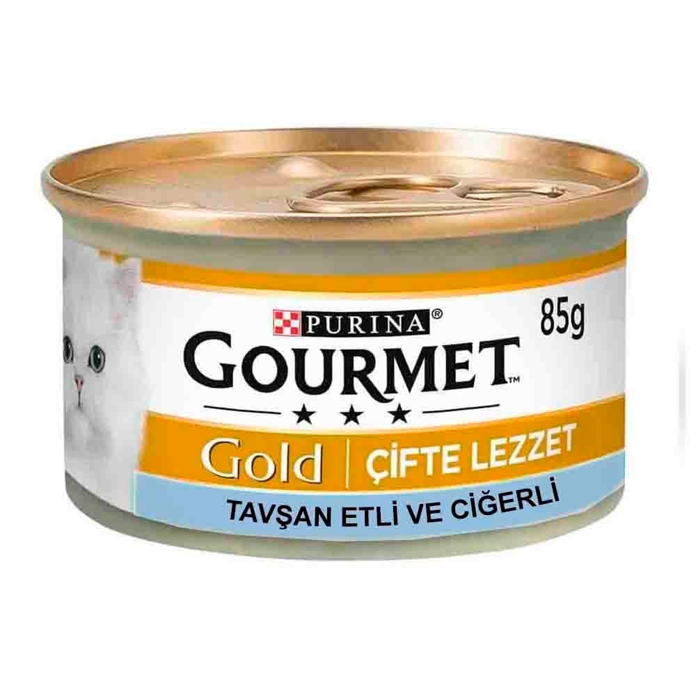 Proplan Gourmet Ciğerli Tavşanlı Parçalı Kedi Konservesi 85 gr