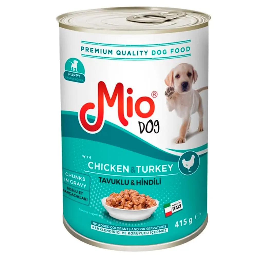 Mio Tavuklu ve Hindili Yavru Köpek Konservesi 415 gr