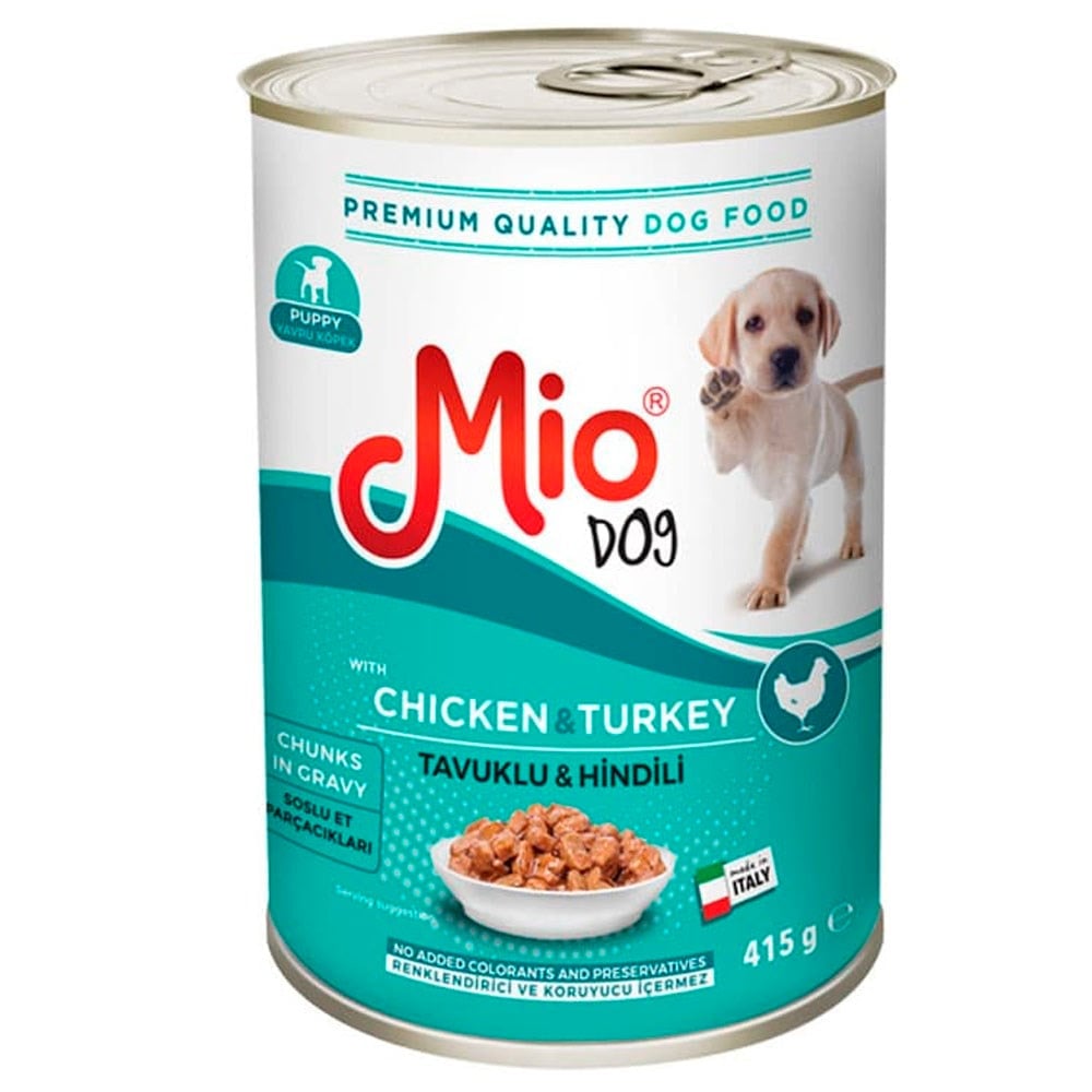 Mio Tavuklu ve Hindili Yavru Köpek Konservesi 415 gr