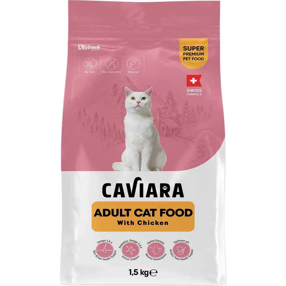 Caviara Kedi Maması Tavuklu 1,5 Kg