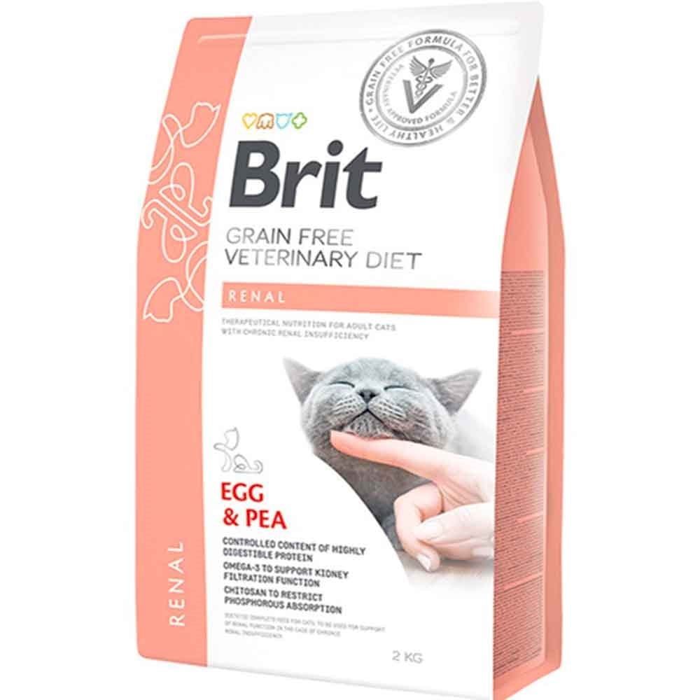 Brit Veterinary Diet Renal Böbrek Yetmezliği olan Kediler için Tahılsız Kedi Maması 2 kg