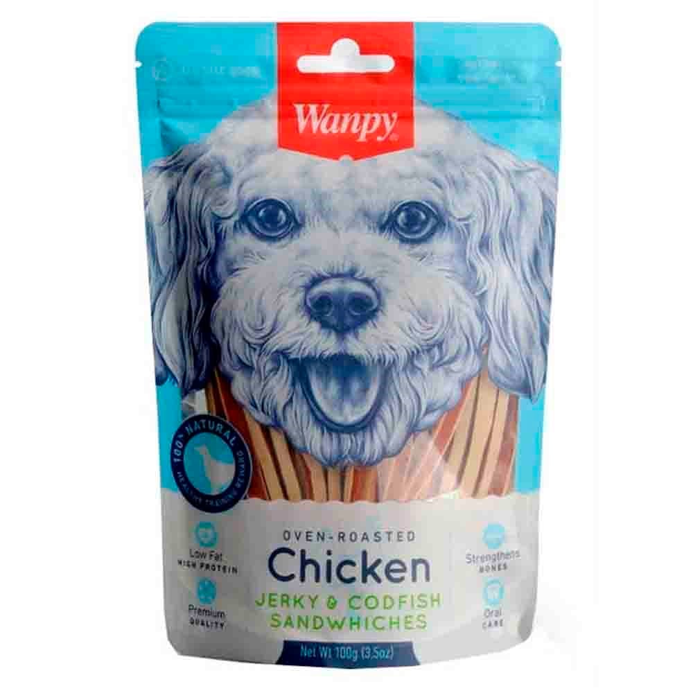 Wanpy Tavuklu ve Morina Balıklı Köpek Ödülü 100 Gr