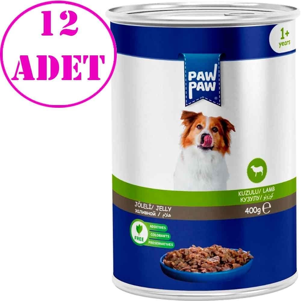 Pawpaw Köpek Konservesi Kuzu Etli 400 Gr 12 AD
