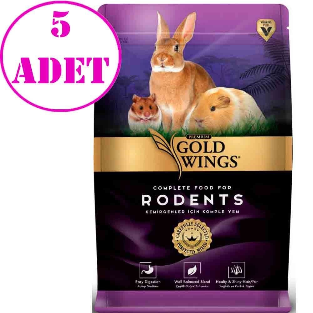 Gold Wings Premium Kemirgen Yemi 1 Kg 5 AD