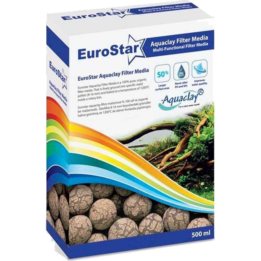 Eurostar Aquaclay Filter Media 500 ml