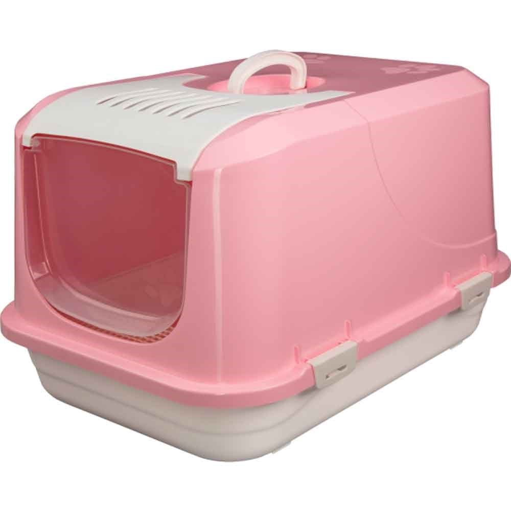Amazon Kapalı Kedi Tuvaleti Pembe S