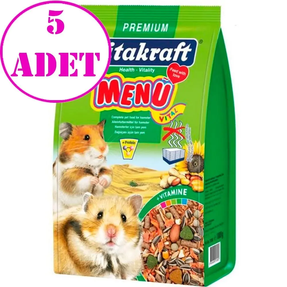 Vitakraft Menü Vital Hamster Yemi 1 Kg 5 AD