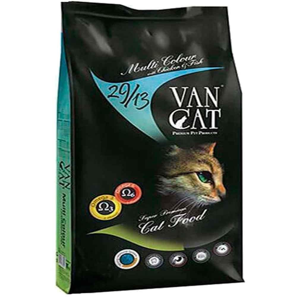 Vancat Multi Color Tavuklu Balıklı Yetişkin Kedi Maması 1kg