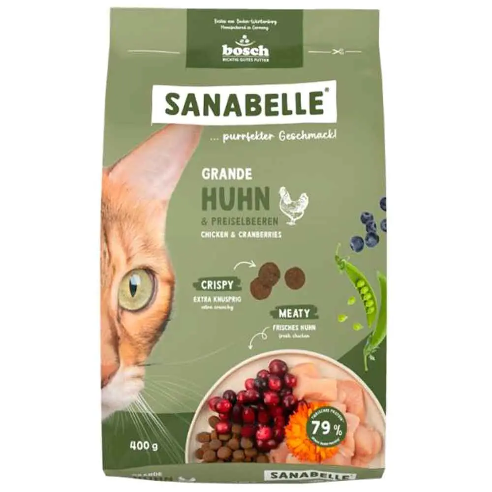 Sanabelle Grande Tahılsız Tavuklu Kedi Maması 400 Gr