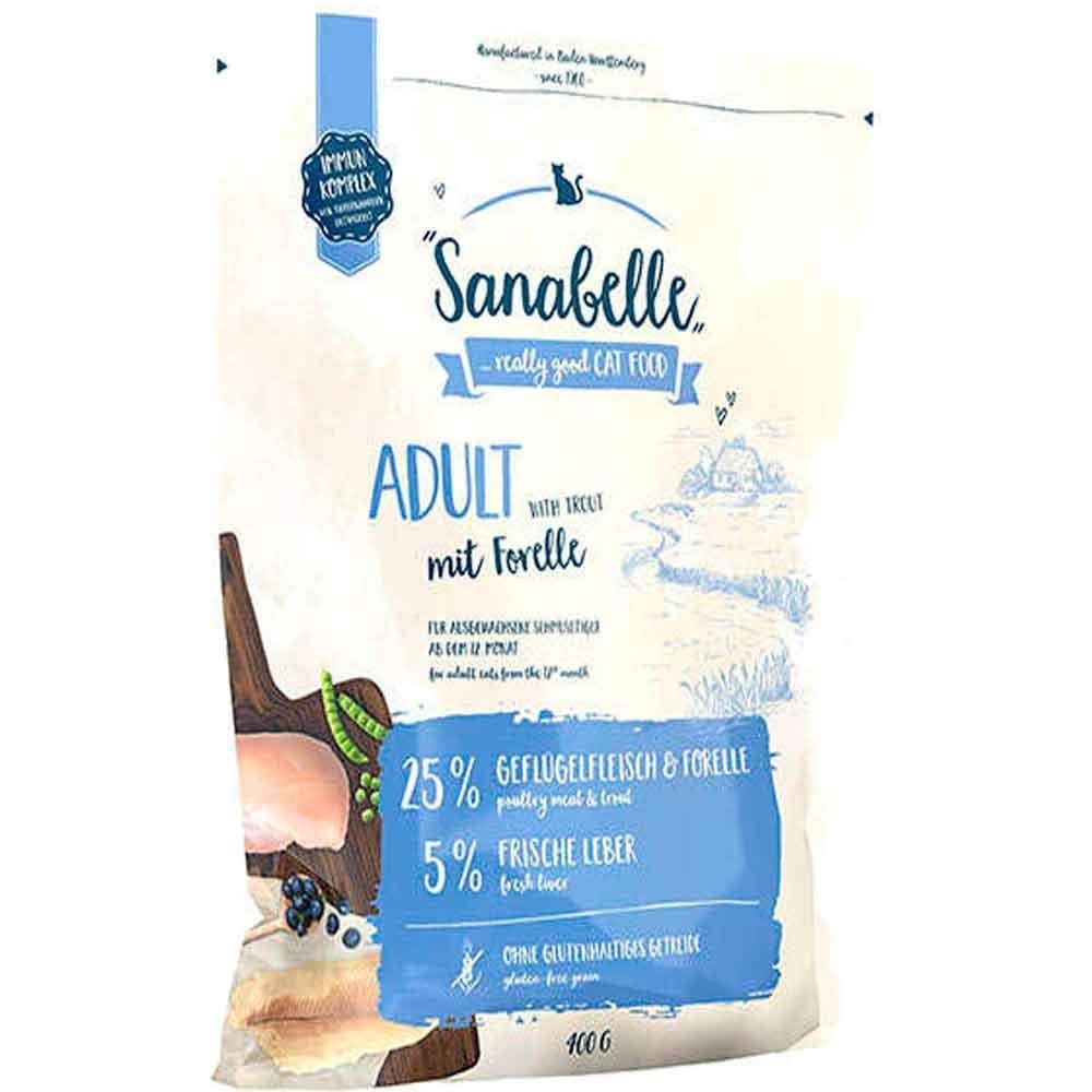 Sanabelle Tahılsız Alabalıklı Kedi Maması 400 Gr