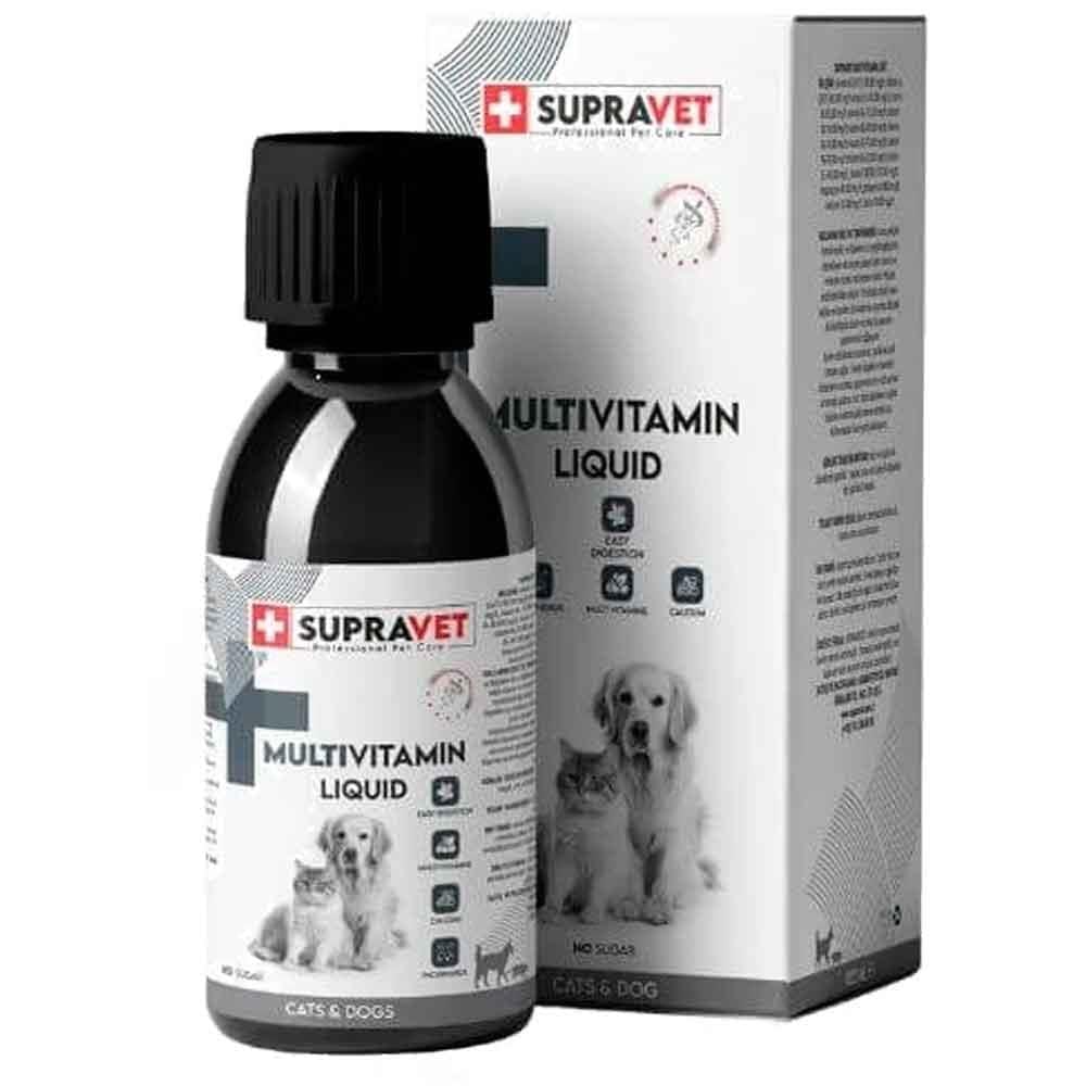 Supravet Kedi ve Köpekler İçin Multivitamin Damlası 100 ml