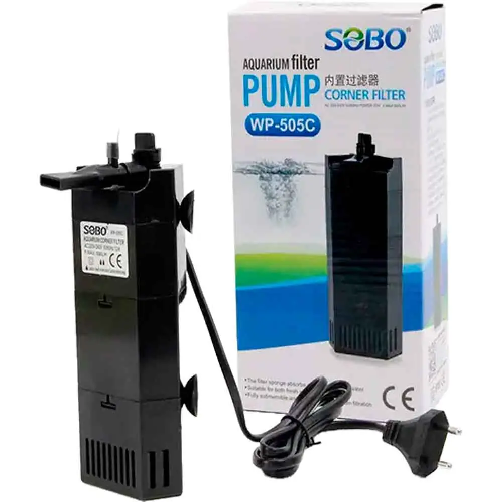 Sobo Akvaryum Köşe İç Filtre 500L/H 5W