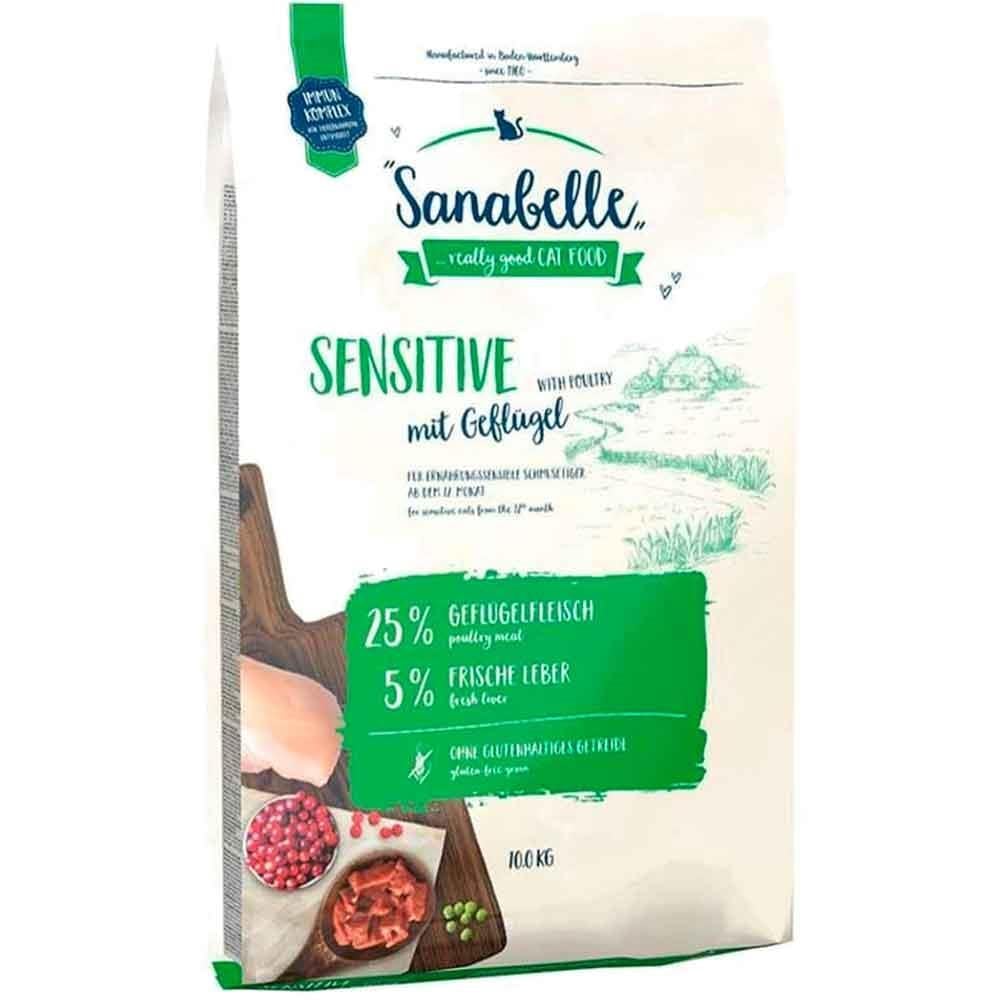 Sanabelle Sensitive Poultry Tahılsız Kümes Hayvanlı Kedi Mamasi 10 Kg