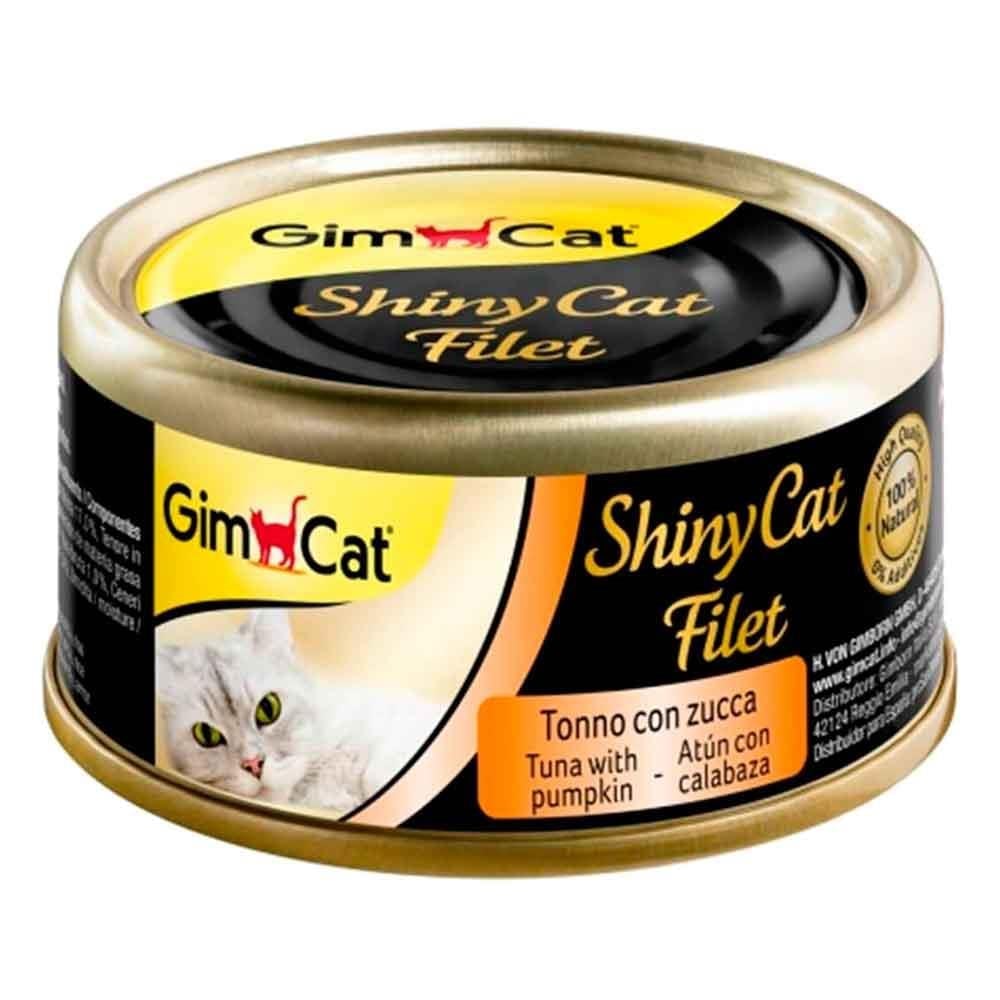 Gimcat Shinycat Kıyılmış Tuna Kabak Kedi Konservesi 70 Gr