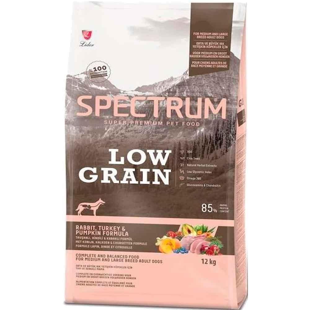 Spectrum Tavşanlı Hindili Bal Kabaklı Köpek Maması 12 Kg