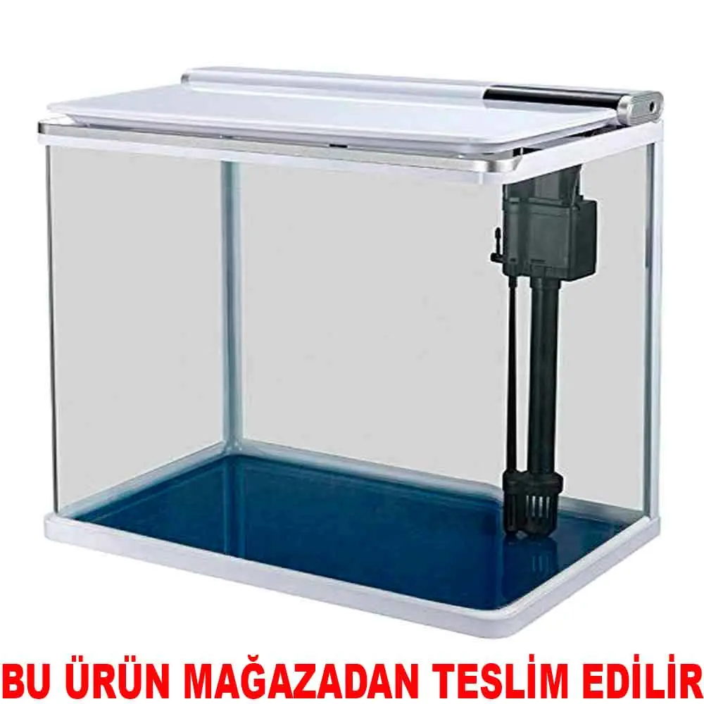Sobo Komple Akvaryum 48,5 x 26 x 44,5 cm Beyaz 640F-B