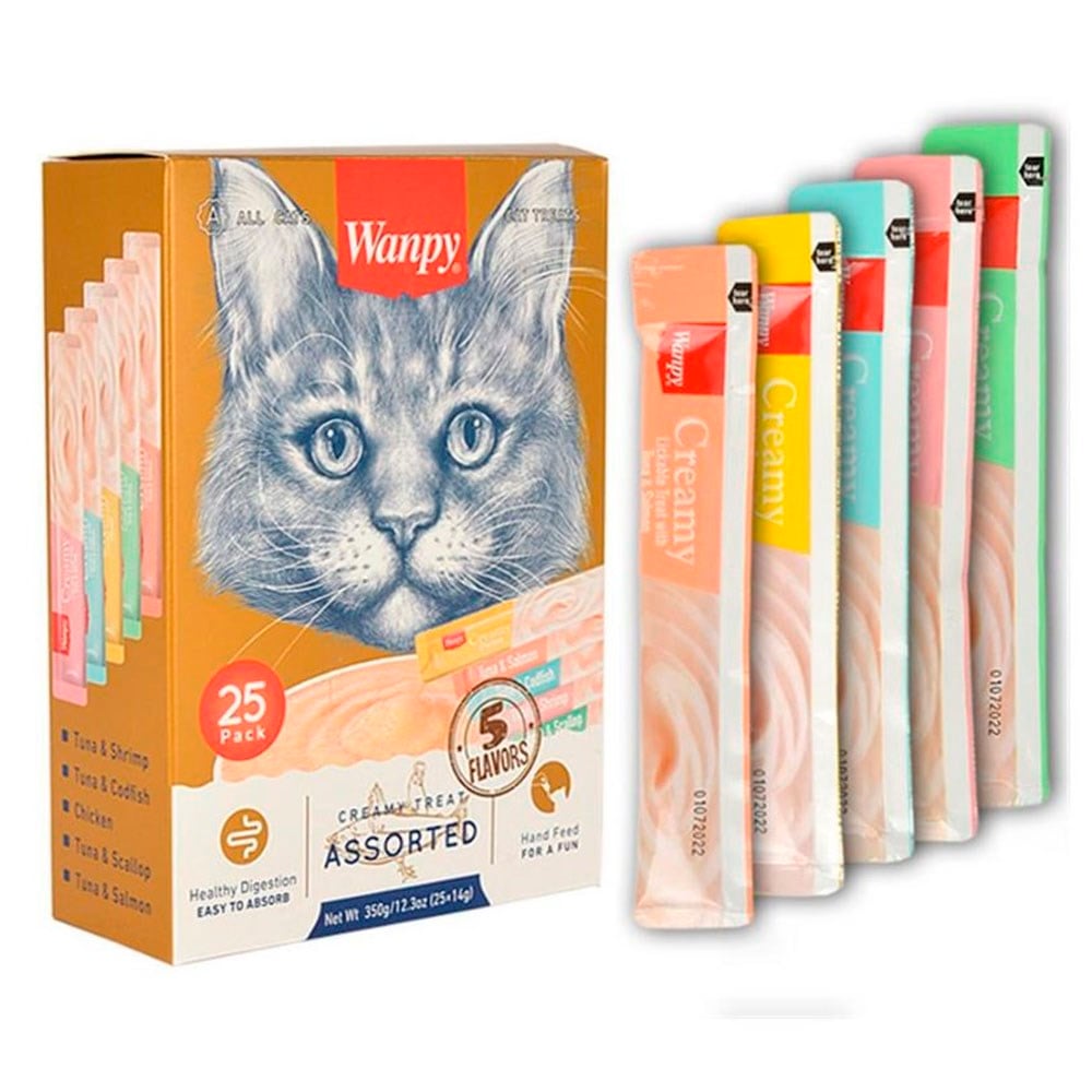 Wanpy Kedi Ödülü Karışık Paket 25 x 14 gr