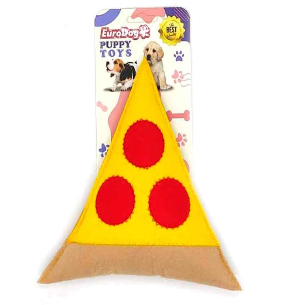 EuroDog Puppy Pet Toys Pizza Şeklinde Köpek Oyuncağı