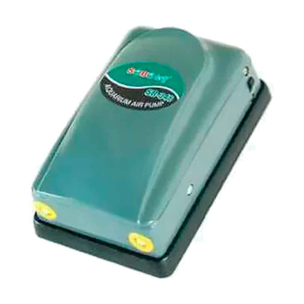 Sobo Akvaryum Hava Motoru Çift Çıkışlı 5W 2×4 Lt/Min SB-348