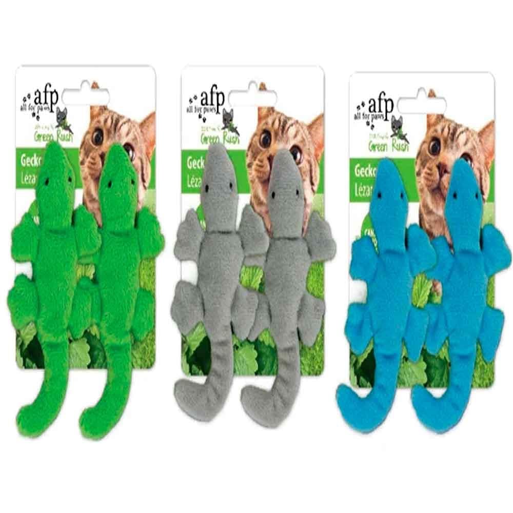 AFP Green Kedi Oyuncağı Peluş Kertenkele