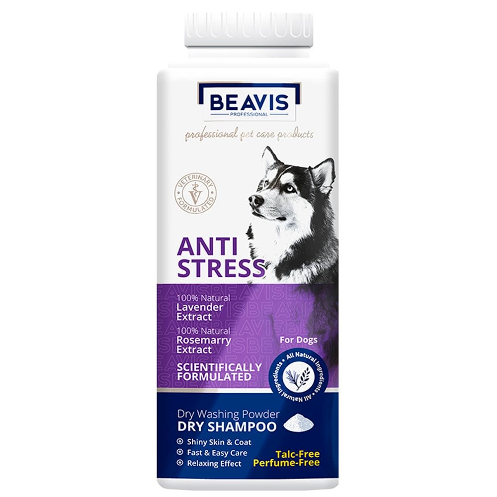 Beavis Anti-Stress Lavanta ve Biberiye Özlü Köpekler için Toz Şampuan 150 Gr