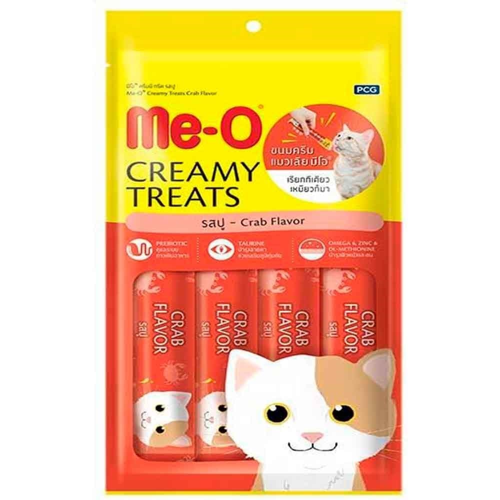 Meo Yengeç ve Ton Balığı Krema Kedi Ödülü Kedi Çorbası 4x15 gr
