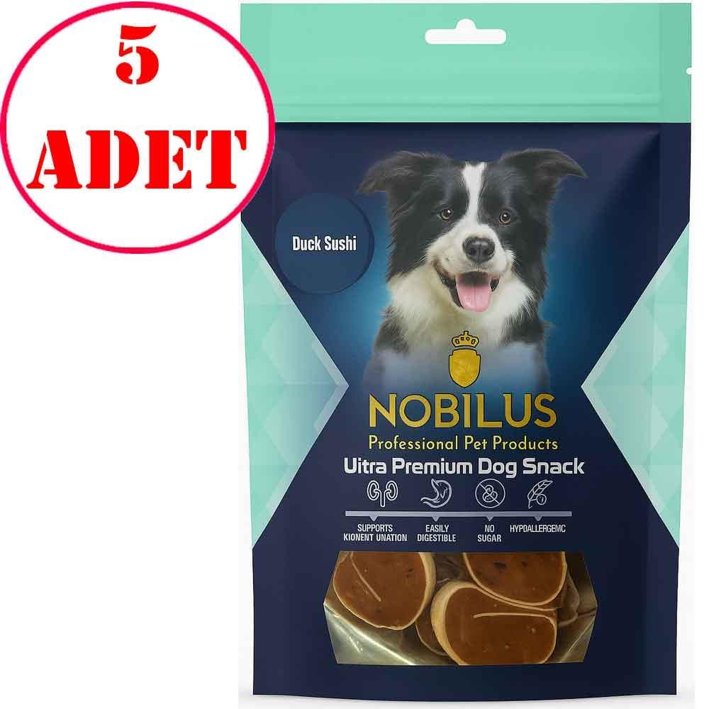 Nobilus Köpek Ödül Maması Ördekli Suşi 80 Gr 5 AD