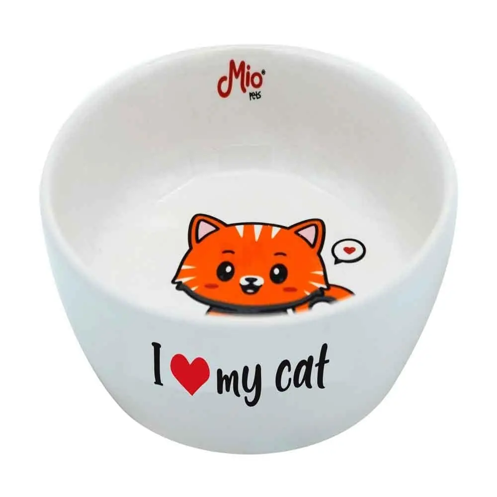 Mio Lucy Seramik Kedi Mama ve Su Kabı 250 Ml